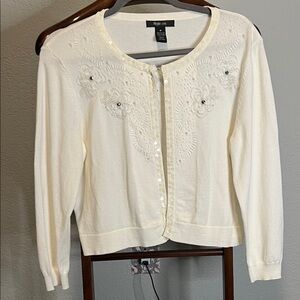 Style & co Women's Elegant White Cardigan